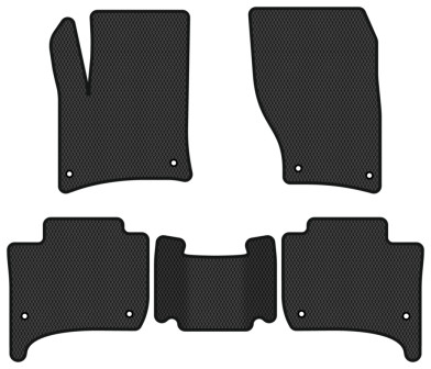 EVA коврики в салон авто EVAtech для Touareg (7P) (2-zone climate control) Volkswagen 2010-2014 2 поколение SUV EU VW32527C5TL8RBB - Фото 1