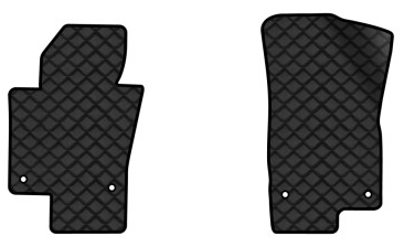 Коврики из экокожи в салон авто передние EVAtech для Passat (B6) (with armrest) Volkswagen 2005-2010 6 поколение Combi EU VW3263AH2AV4BBB - Фото 1