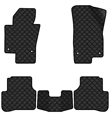 Коврики из экокожи в салон авто EVAtech ECO для Passat (B6) (with armrest) Volkswagen 2005-2010 6 поколение Combi EU VW3263CJ5AV4BBB - Фото 1