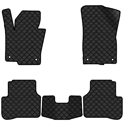 Килимки з екошкіри в салон авто EVAtech ECO для Passat (B6) (with armrest) Volkswagen 2005-2010 6 покоління Combi EU VW3263CN5AV4BBB - Фото 1