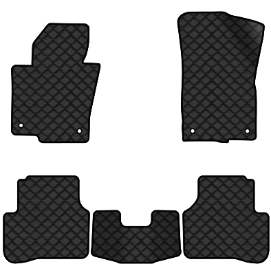 Килимки з екошкіри в салон авто EVAtech ECO для Passat (B6) (with armrest) Volkswagen 2005-2010 6 покоління Combi EU VW3263CP5AV4BBB - Фото 1