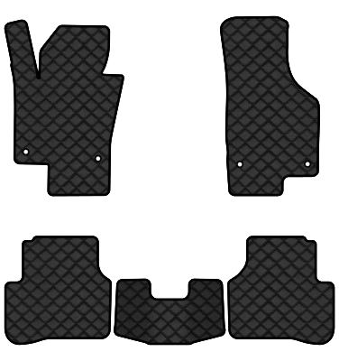 Коврики из экокожи в салон авто EVAtech ECO для Passat (B6) (with armrest) Volkswagen 2005-2010 6 поколение Sedan EU VW3264CL5AV4BBB - Фото 1