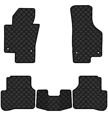 Коврики из экокожи в салон авто EVAtech ECO для Passat (B6) (with armrest) Volkswagen 2005-2010 6 поколение Sedan EU VW3264CM5AV4BBB - Фото 1