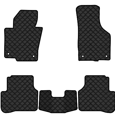Коврики из экокожи в салон авто EVAtech ECO для Passat (B6) (with armrest) Volkswagen 2005-2010 6 поколение Sedan EU VW3264CS5AV4BBB - Фото 1