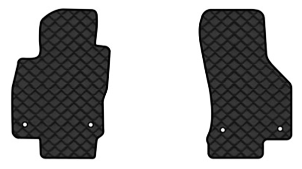 Коврики из экокожи в салон авто передние EVAtech ECO для Passat (B8) Volkswagen 2014-2019 8 поколение Sedan EU VW3265AG2AV4BBLB - Фото 1