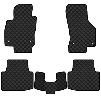 Коврики из экокожи в салон авто EVAtech ECO для Passat (B8) Volkswagen 2014-2019 8 поколение Sedan EU VW3265CG5AV4BBLB - Фото 1