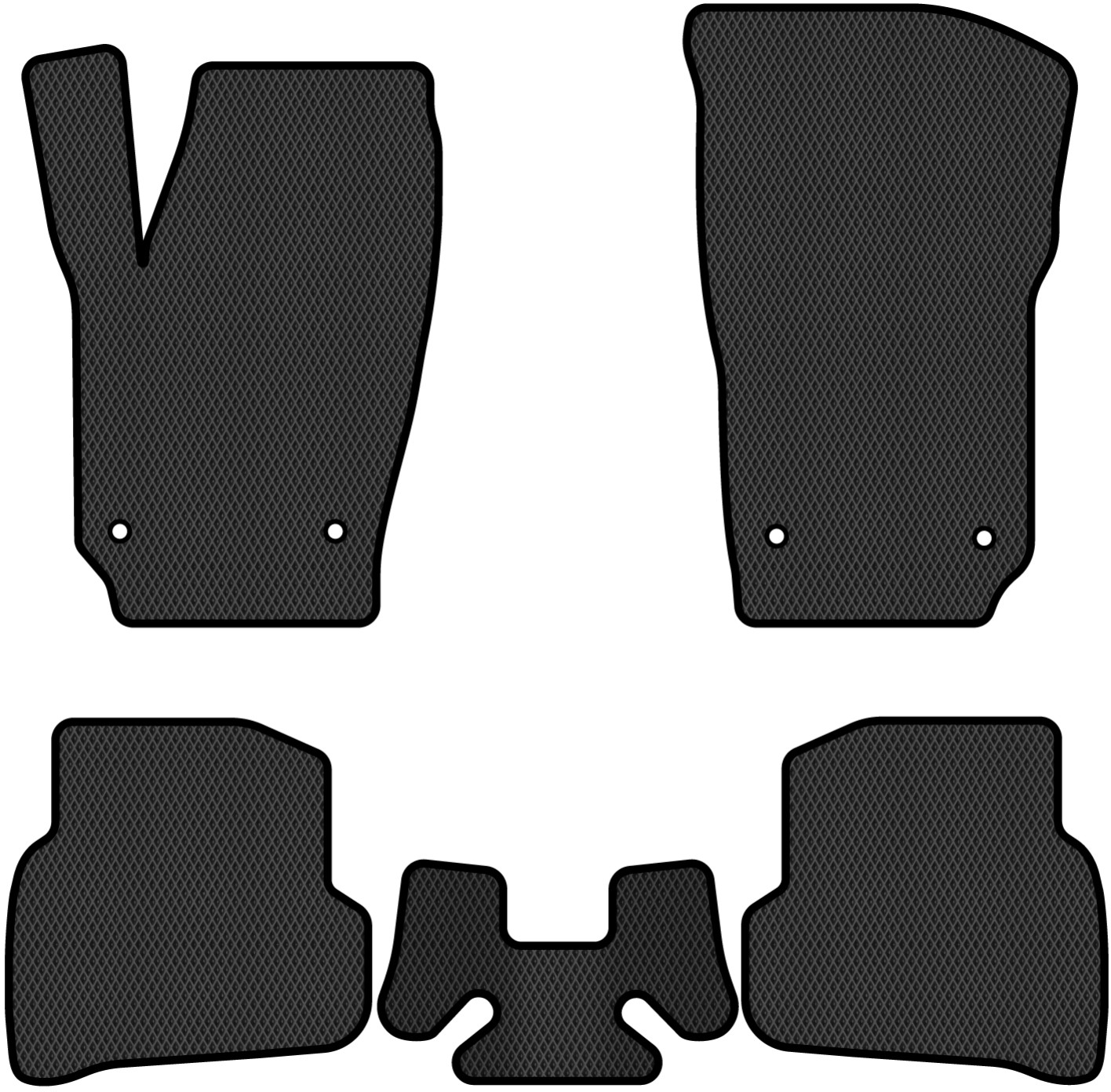 EVA коврики в салон авто EVAtech для Polo (V) 5-doors Volkswagen 2009-2017 5 поколение Htb EU VW3268C5AV4RBB - Фото 1