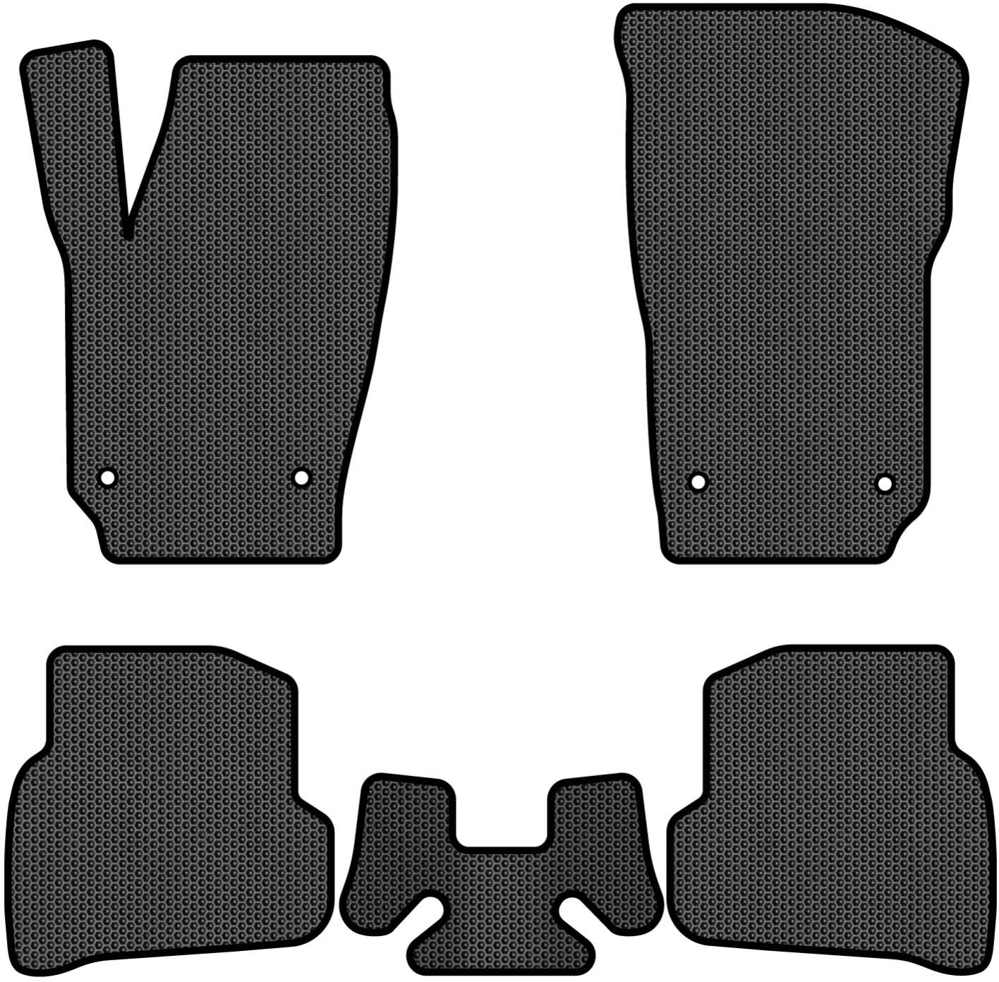 EVA коврики в салон авто EVAtech для Polo (V) 5-doors Volkswagen 2009-2017 5 поколение Htb EU VW3268C5AV4SBB - Фото 1