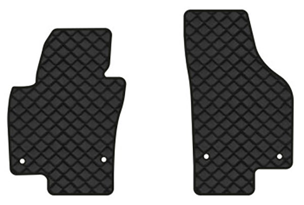 Коврики из экокожи в салон авто передние EVAtech ECO для Tiguan (NF) AT Volkswagen 2007-2018 1 поколение SUV EU VW32872AL2AV4BBB - Фото 1