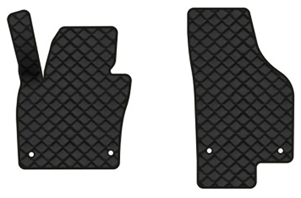 Коврики из экокожи в салон авто передние EVAtech ECO для Tiguan (NF) AT Volkswagen 2007-2018 1 покоління SUV EU VW32872ARG2AV4BBB - Фото 1
