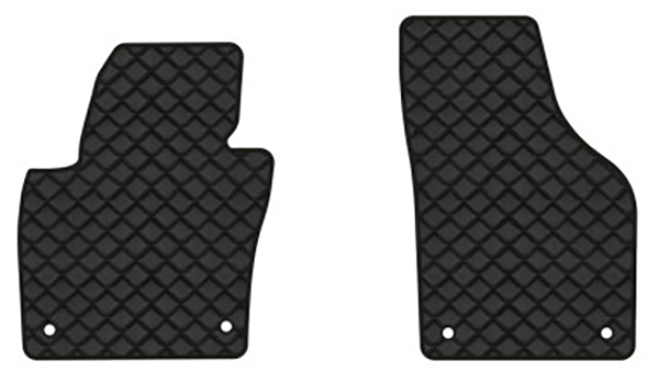 Килимки з екошкіри в салон авто передні EVAtech ECO для Tiguan (NF) AT Volkswagen 2007-2018 1 покоління SUV EU VW32872AS2AV4BBB - Фото 1