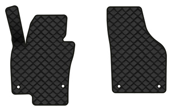 Коврики из экокожи в салон авто передние EVAtech ECO для Tiguan (NF) AT Volkswagen 2007-2018 1 поколение SUV EU VW32872AY2AV4BBB - Фото 1