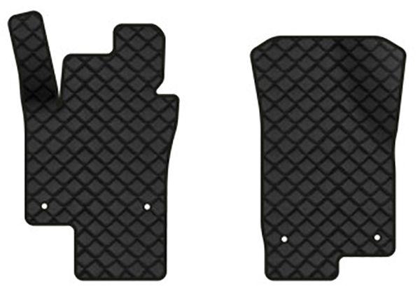 Килимки з екошкіри в салон авто передні EVAtech для Jetta (VI) MT Volkswagen 2010-2018 6 покоління Sedan EU (VW3289A2AV4BBB) - Фото 1