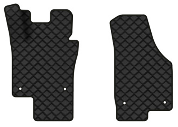 Коврики из экокожи в салон авто передние EVAtech для Jetta (VI) MT Volkswagen 2010-2018 6 поколение Sedan EU (VW3289AE2AV4BBB) - Фото 1