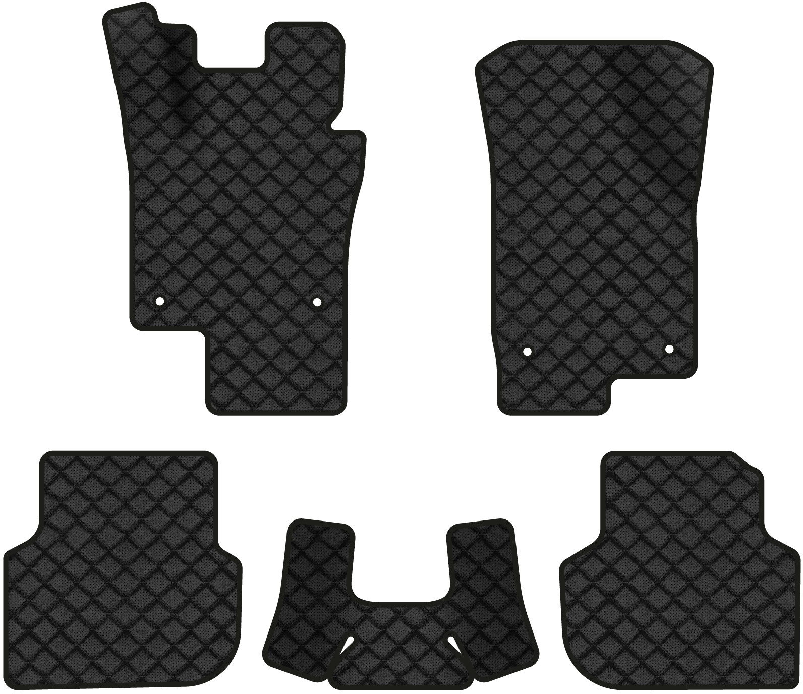 Коврики из экокожи в салон авто EVAtech ECO для Jetta (VI) MT Volkswagen 2010-2018 6 поколение Sedan EUVW3289CD5AV4BBB - Фото 1
