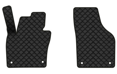 Коврики из экокожи в салон авто передние EVAtech для Tiguan (NF) MT Volkswagen 2007-2018 1 поколение SUV EU (VW32987AR2AV4BBB) - Фото 1