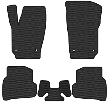 EVA коврики в салон авто EVAtech для Polo (V) 3-doors Volkswagen 2009-2017 5 поколение Htb EU VW33063C5AV4RBB - Фото 1