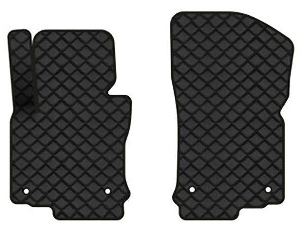 Коврики из экокожи в салон авто передние EVAtech для Golf (V) AT 3-doors Volkswagen 2003-2009 5 поколение Htb EU (VW33069A2AV4BBB) - Фото 1