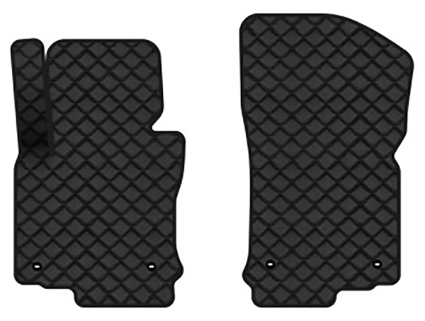 Коврики из экокожи в салон авто передние EVAtech для Golf (V) AT 3-doors Volkswagen 2003-2009 5 поколение Htb EU (VW33071A2TL4BBB) - Фото 1