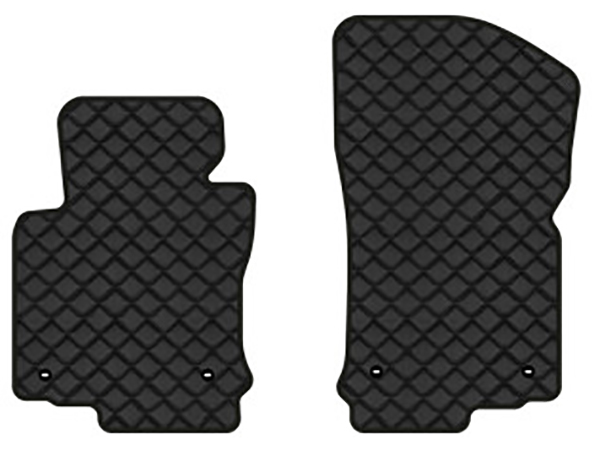 Коврики из экокожи в салон авто передние EVAtech для Golf (V) MT 3-doors Volkswagen 2003-2009 5 поколение Htb EU (VW33072AB2TL4BBB) - Фото 1