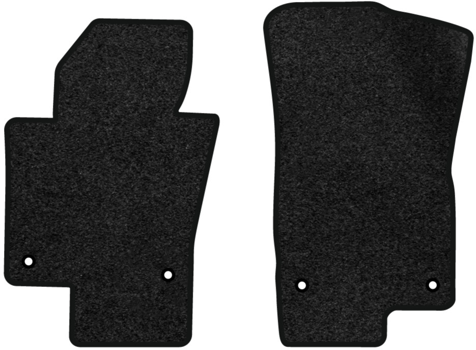 Килимки ворсові в салон авто EVAtech Premium для Volkswagen Passat (B6) (without armrest) 2005-2010 6 покоління Sedan EU чорний кант (VW33532AH2AV4VPB) - Фото 1