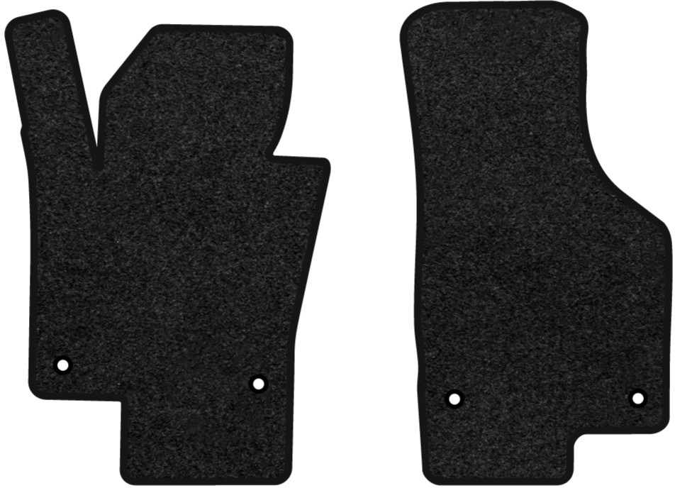 Килимки ворсові в салон авто EVAtech Premium для Volkswagen Passat (B6) (without armrest) 2005-2010 6 покоління Sedan EU чорний кант (VW33532AK2AV4VPB) - Фото 1