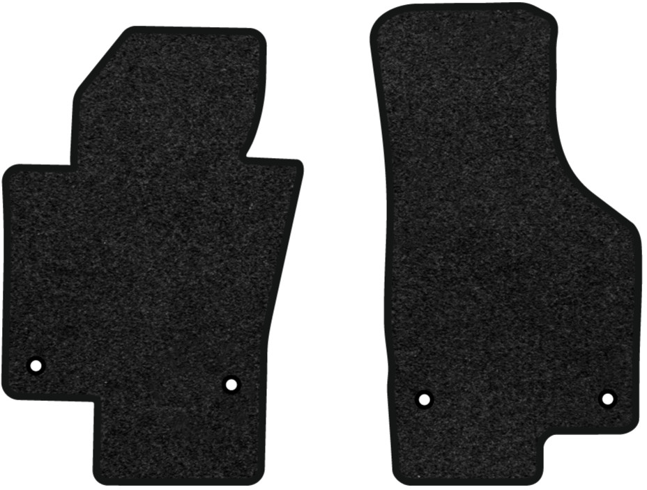 Килимки ворсові в салон авто EVAtech Premium для Volkswagen Passat (B6) (without armrest) 2005-2010 6 покоління Sedan EU чорний кант (VW33532AL2AV4VPB) - Фото 1