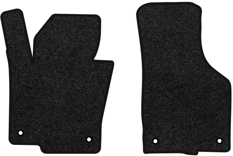 Килимки ворсові в салон авто EVAtech Premium для Volkswagen Passat (B6) (without armrest) 2005-2010 6 покоління Sedan EU чорний кант (VW33532AR2AV4VPB) - Фото 1