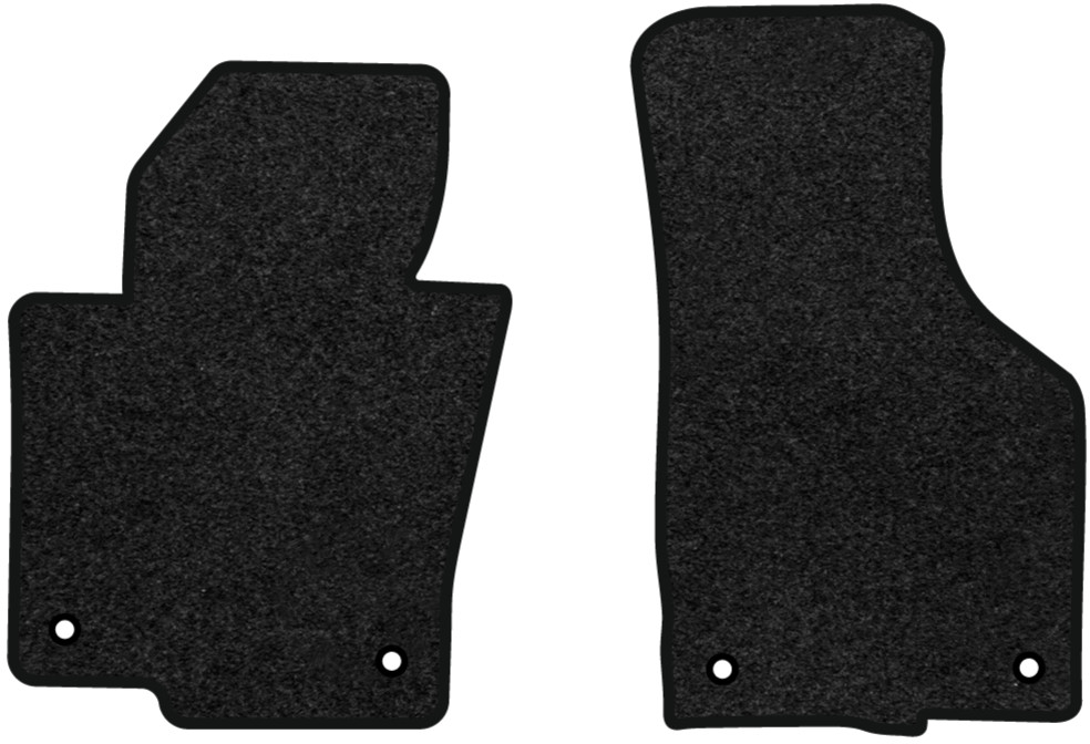 Килимки ворсові в салон авто EVAtech Premium для Volkswagen Passat (B6) (without armrest) 2005-2010 6 покоління Sedan EU чорний кант (VW33532AS2AV4VPB) - Фото 1