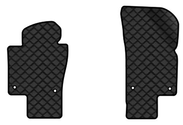 Коврики из экокожи в салон авто передние EVAtech для Passat (B7) Volkswagen 2010-2014 7 поколение Sedan EU (VW3694AH2AV4BBB) - Фото 1