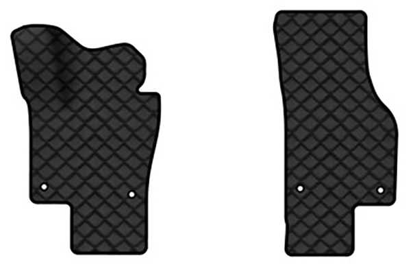 Коврики из экокожи в салон авто передние EVAtech для Passat (B7) Volkswagen 2010-2014 7 поколение Sedan EU (VW3694AJ2AV4BBB) - Фото 1