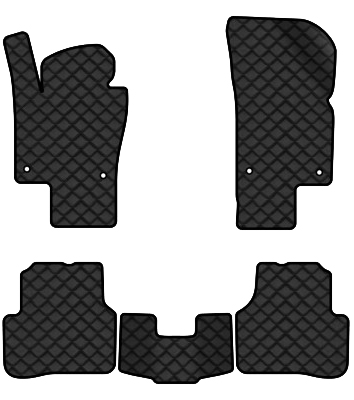 Коврики из экокожи в салон авто EVAtech ECO для Passat (B7) Volkswagen 2010-2014 7 поколение Sedan EU VW3694CH5AV4BBB - Фото 1