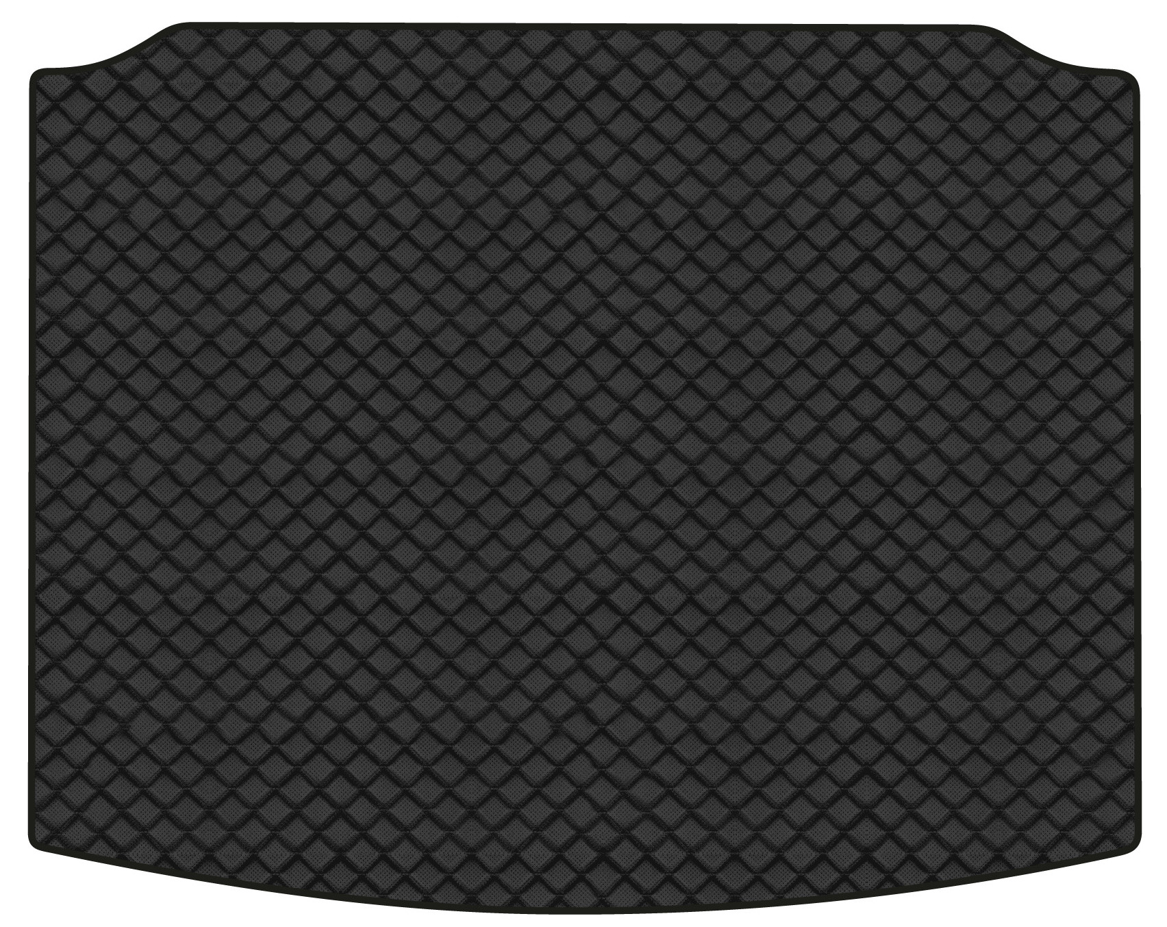 Коврик из экокожи в багажник авто EVAtech для Tiguan (Mk 2) Restyling Volkswagen 2020 2 поколение SUV EU (VW41380BO1BBB) - Фото 1