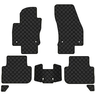 Коврики из экокожи в салон авто EVAtech ECO для Tiguan (Mk 2) Restyling Volkswagen 2020 2 поколение SUV EU VW41380CM7AV4BBB - Фото 1