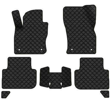 Коврики из экокожи в салон авто EVAtech ECO для Tiguan (Mk 2) Restyling Volkswagen 2020 2 поколение SUV EU VW41380CN7AV4BBB - Фото 1