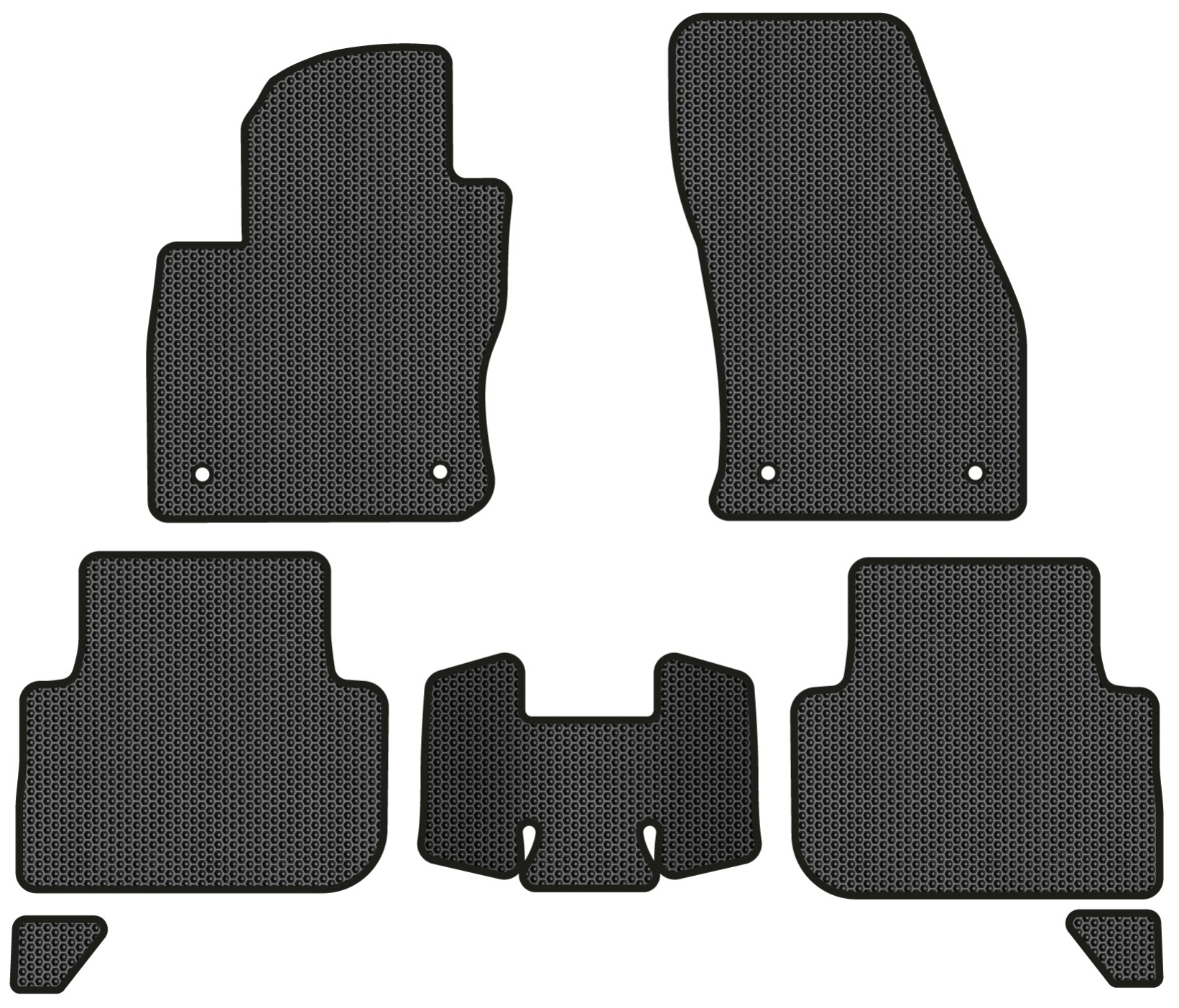 EVA коврики в салон авто EVAtech для Tiguan (Mk 2) Restyling Volkswagen 2020 2 поколение SUV EU (VW41380CS7AV4SBB) - Фото 1