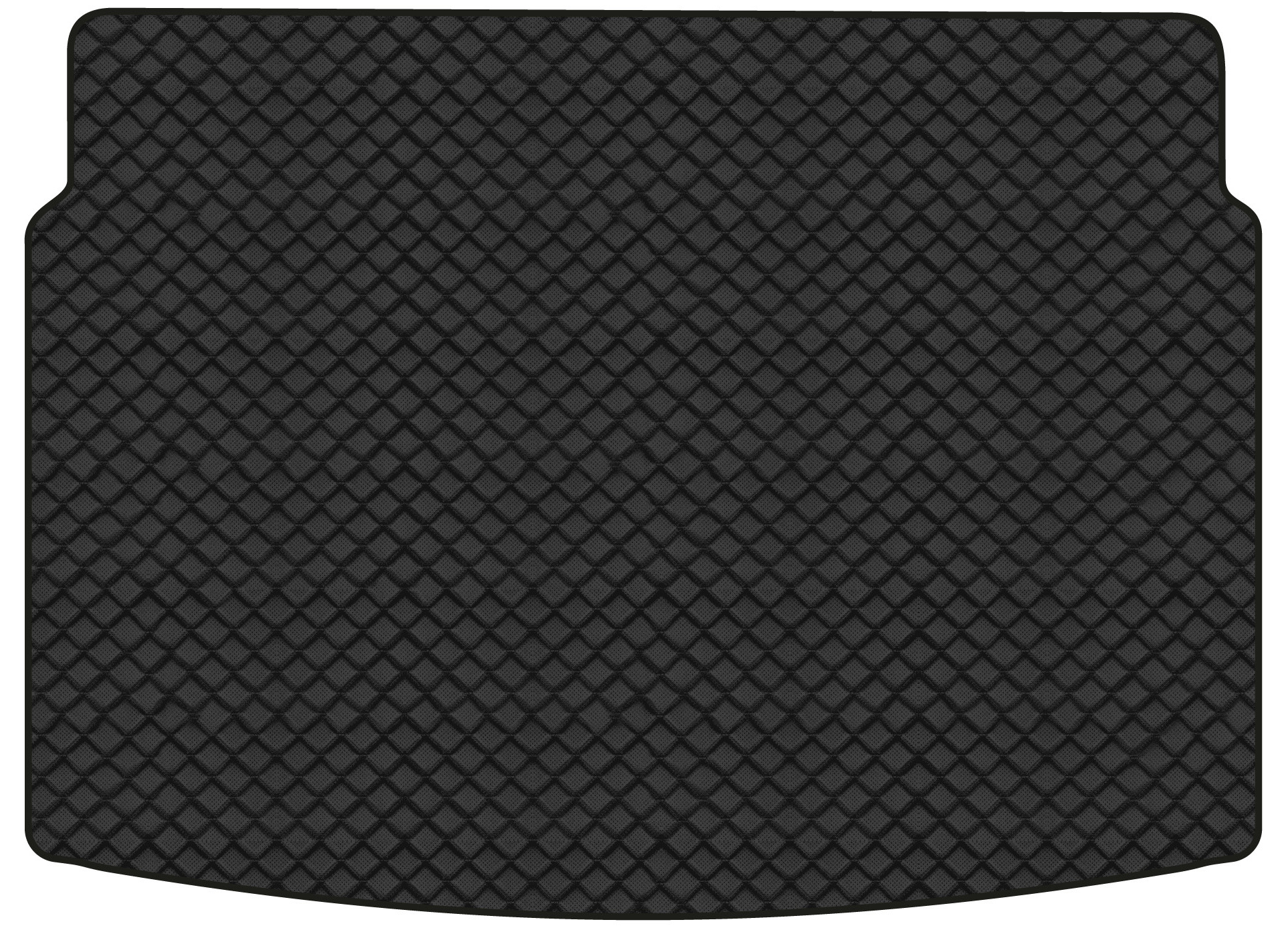 Коврик из экокожи в багажник авто EVAtech для Tiguan (Mk 2) Restyling Volkswagen 2020 2 поколение SUV EU (VW41380N1BBB) - Фото 1