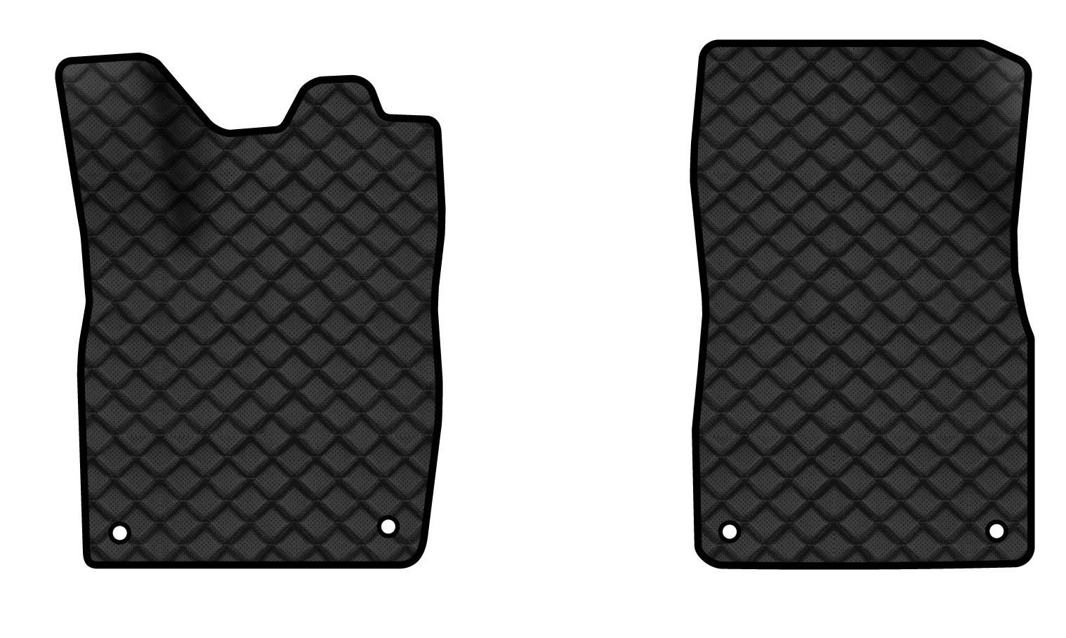 Килимки з екошкіри в салон авто передні EVAtech ECO для ID.6 Crozz 6 seats Volkswagen 2021 1 покоління SUV China VW41910AD2AV4BBB - Фото 1