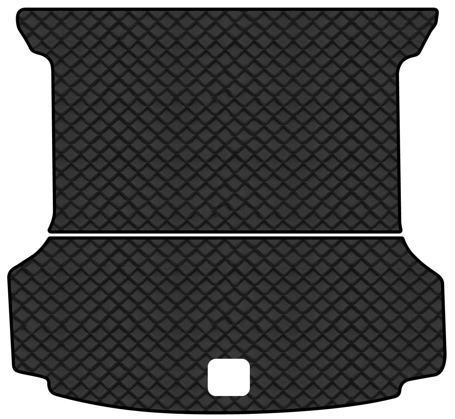 Коврик из экокожи в багажник авто EVAtech для ID.6 Crozz 6 seats Volkswagen 2021 1 поколение SUV China (VW41910BG2BBB) - Фото 1