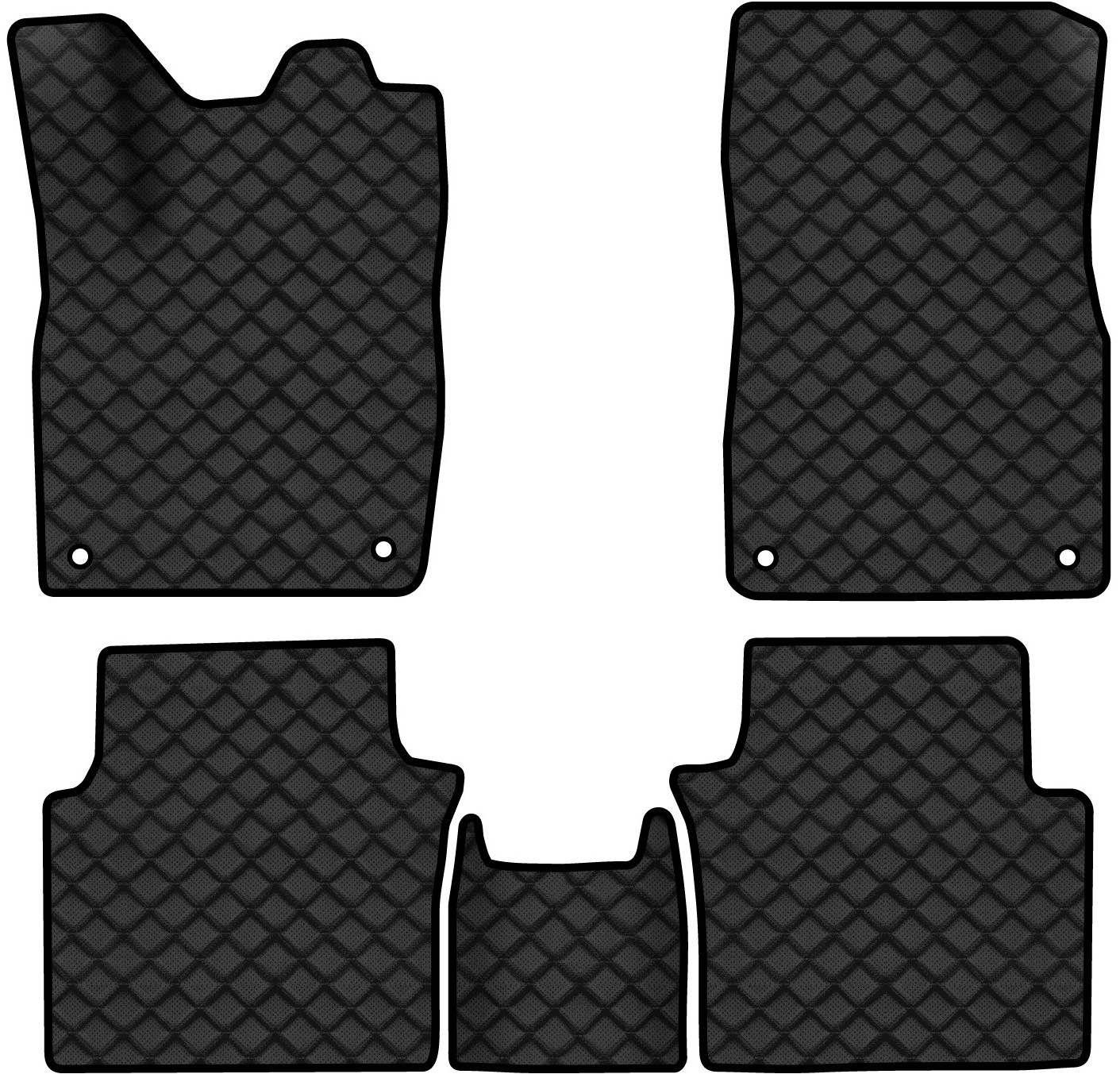 Коврики из экокожи в салон авто EVAtech ECO для ID.6 Crozz 6 seats Volkswagen 2021 1 поколение SUV China VW41910CD5AV4BBB - Фото 1