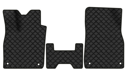 Килимки з екошкіри в салон авто передні EVAtech ECO для ID.4 Pro Volkswagen 2020 1 покоління SUV EU VW42654AD3AV4BBB - Фото 1