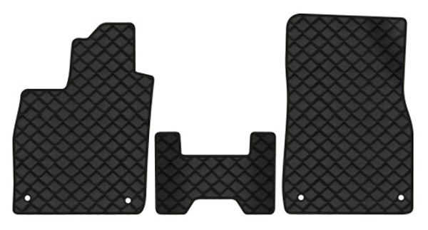 Коврики из экокожи в салон авто передние EVAtech ECO для ID.4 Pure Volkswagen 2020 1 поколение SUV EU VW42655AB3AV4BBB - Фото 1