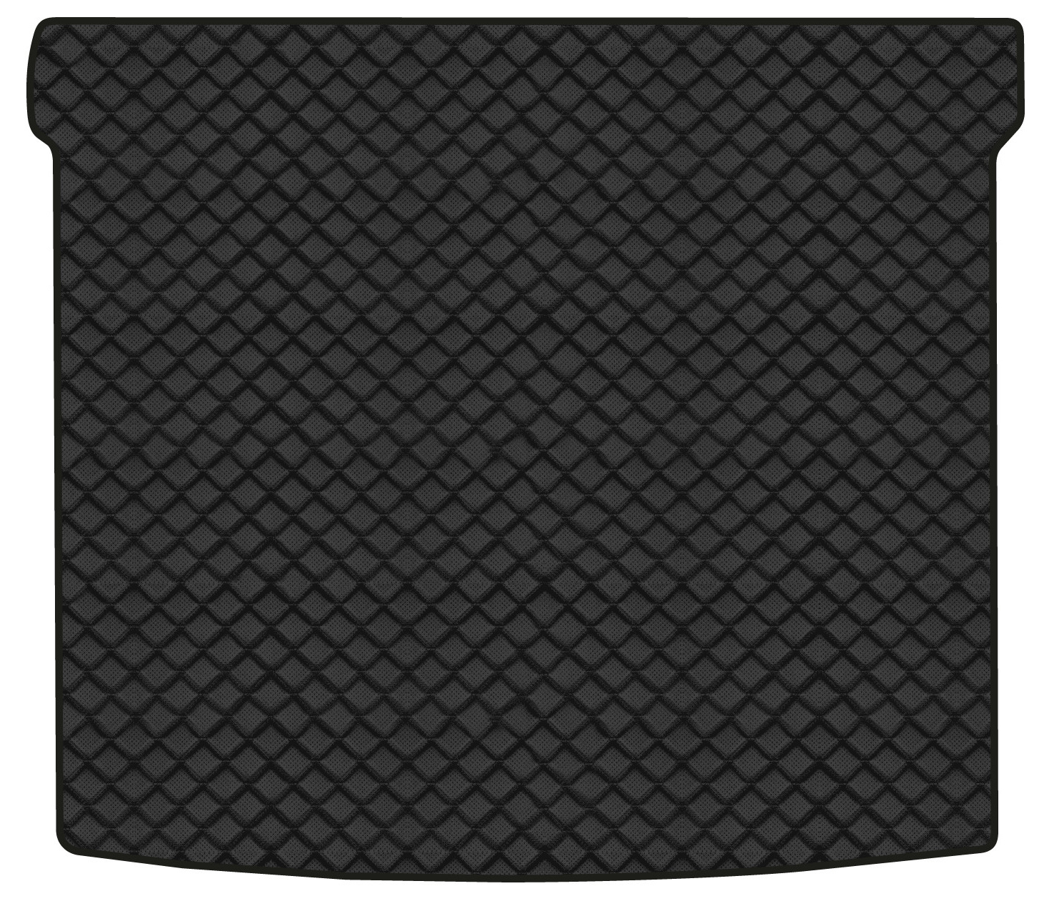 Коврик из экокожи в багажник авто EVAtech для ID.4 Pure Volkswagen 2020 1 поколение SUV EU (VW42655BO1BBB) - Фото 1