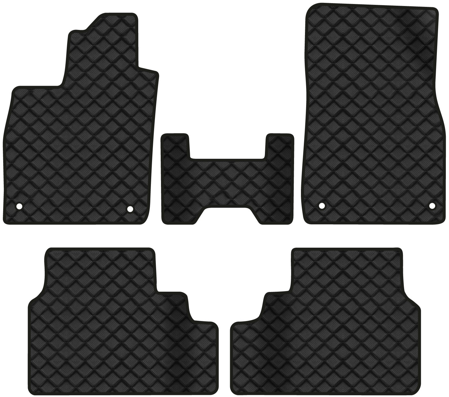 Коврики из экокожи в салон авто EVAtech ECO для ID.4 Pure Volkswagen 2020 1 поколение SUV EU VW42655PBC5AV4BBB - Фото 1