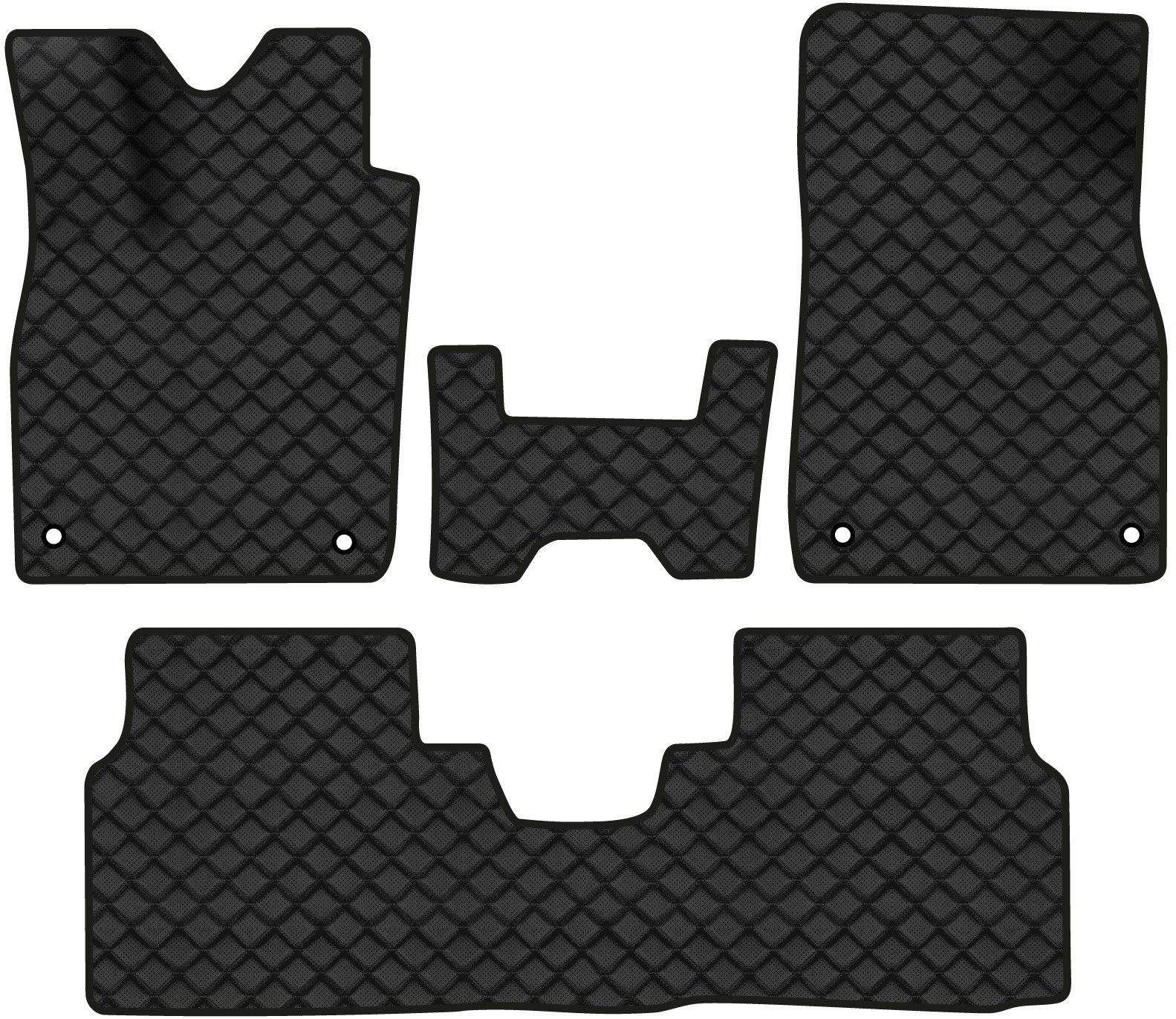 Коврики из экокожи в салон авто EVAtech ECO для ID.4 GTX Volkswagen 2020 1 поколение SUV EU VW42657ZD4AV4BBB - Фото 1