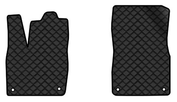 Коврики из экокожи в салон авто передние EVAtech для ID.6 Crozz 7 seats Volkswagen 2021 1 поколение SUV China (VW43334A2AV4BBLB) - Фото 1