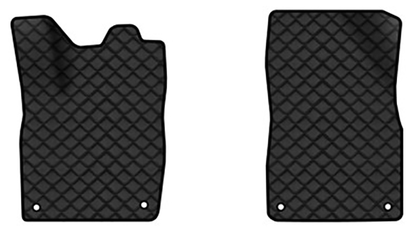 Коврики из экокожи в салон авто передние EVAtech для ID.6 Crozz 7 seats Volkswagen 2021 1 поколение SUV China (VW43334AD2AV4BBLB) - Фото 1