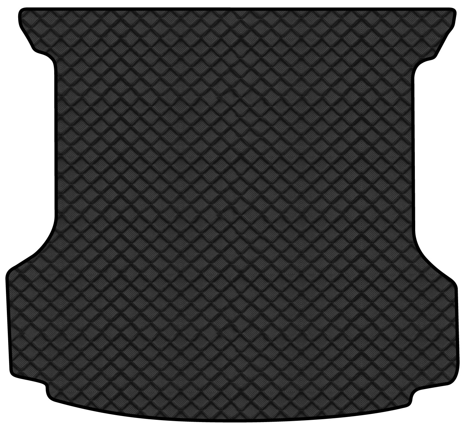 Коврик из экокожи в багажник авто EVAtech для ID.6 Crozz 7 seats Volkswagen 2021 1 поколение SUV China (VW43334BO1BBLB) - Фото 1