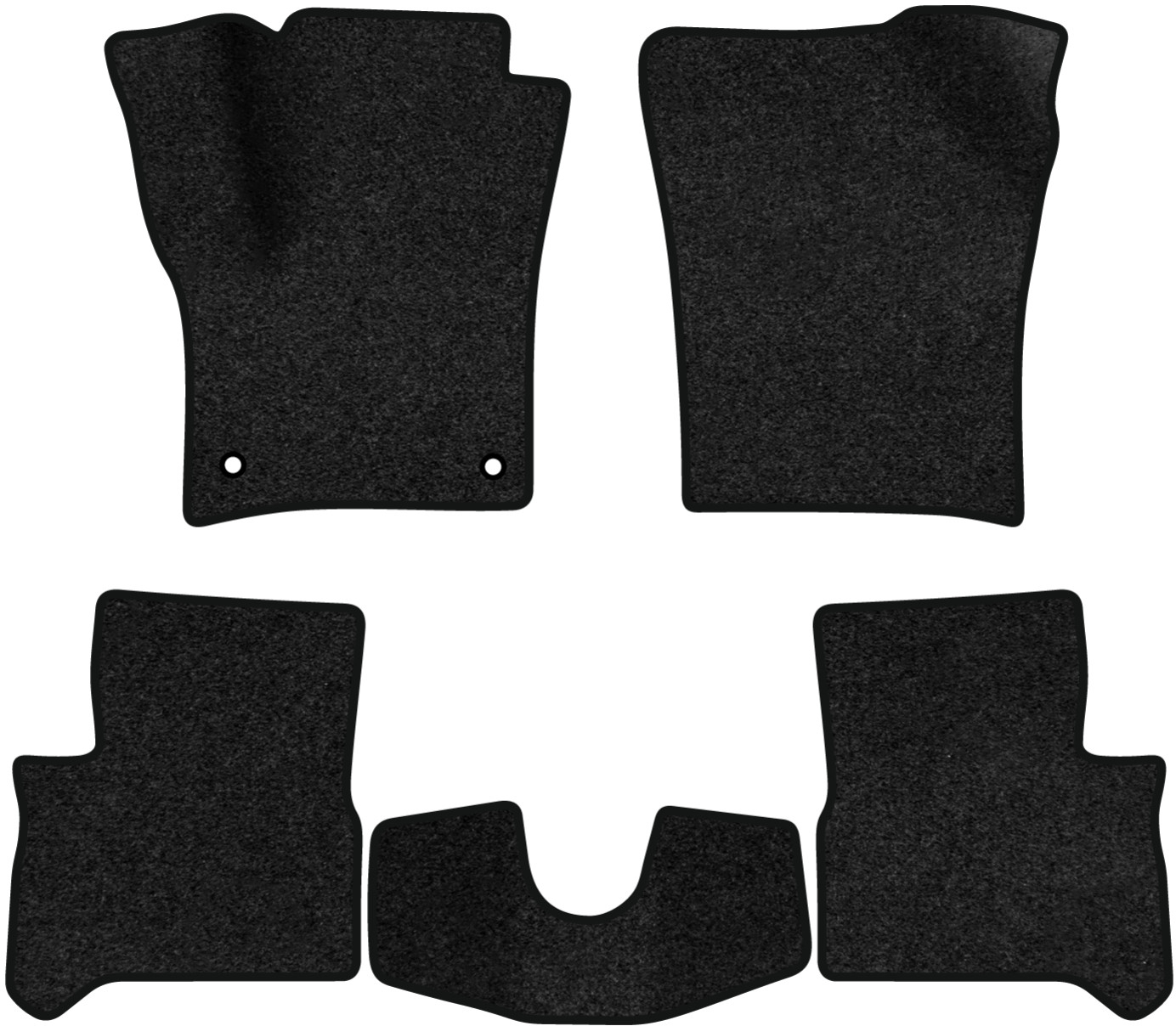 Коврики ворсовые в салон авто EVAtech Premium для Volkswagen Up 5-doors 2011 1 поколение Htb EU черный кант (VW43749CD5AV2VPB) - Фото 1