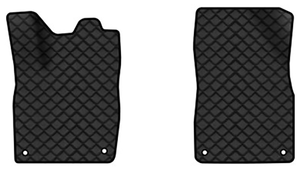 Коврики из экокожи в салон авто передние EVAtech для ID.6 Crozz PRO 6 seats Volkswagen 2021 1 поколение SUV China (VW43842AD2AV4BBLB) - Фото 1